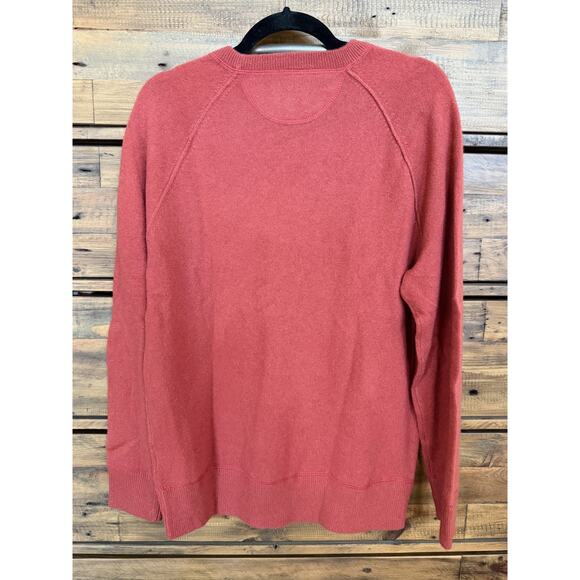 AE77 Sweater Women's Medium Rust 100% Cashmere Crewneck A. Eagle NWT - Picture 2 of 8